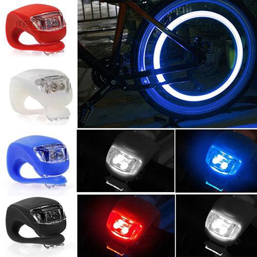 Đèn LED gắn phía trước / sau gồm 3 chế độ có thể điều chỉnh dành cho xe đạp