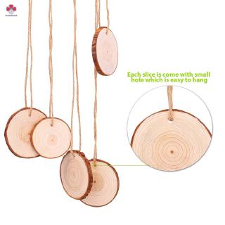 Set 20 Miếng Gỗ Tròn Trang Trí Giáng Sinh