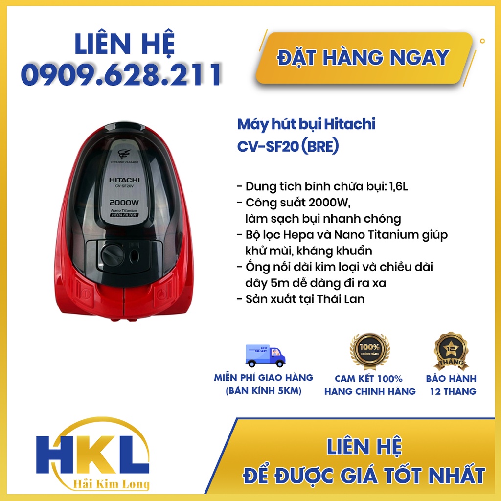 Máy hút bụi Hitachi CV-SF20