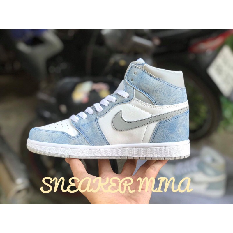 Jordan Hyper royal xanh loang cao cổ 11  ,  Giày thể thao nam nữ sneaker jd1 xanh full box