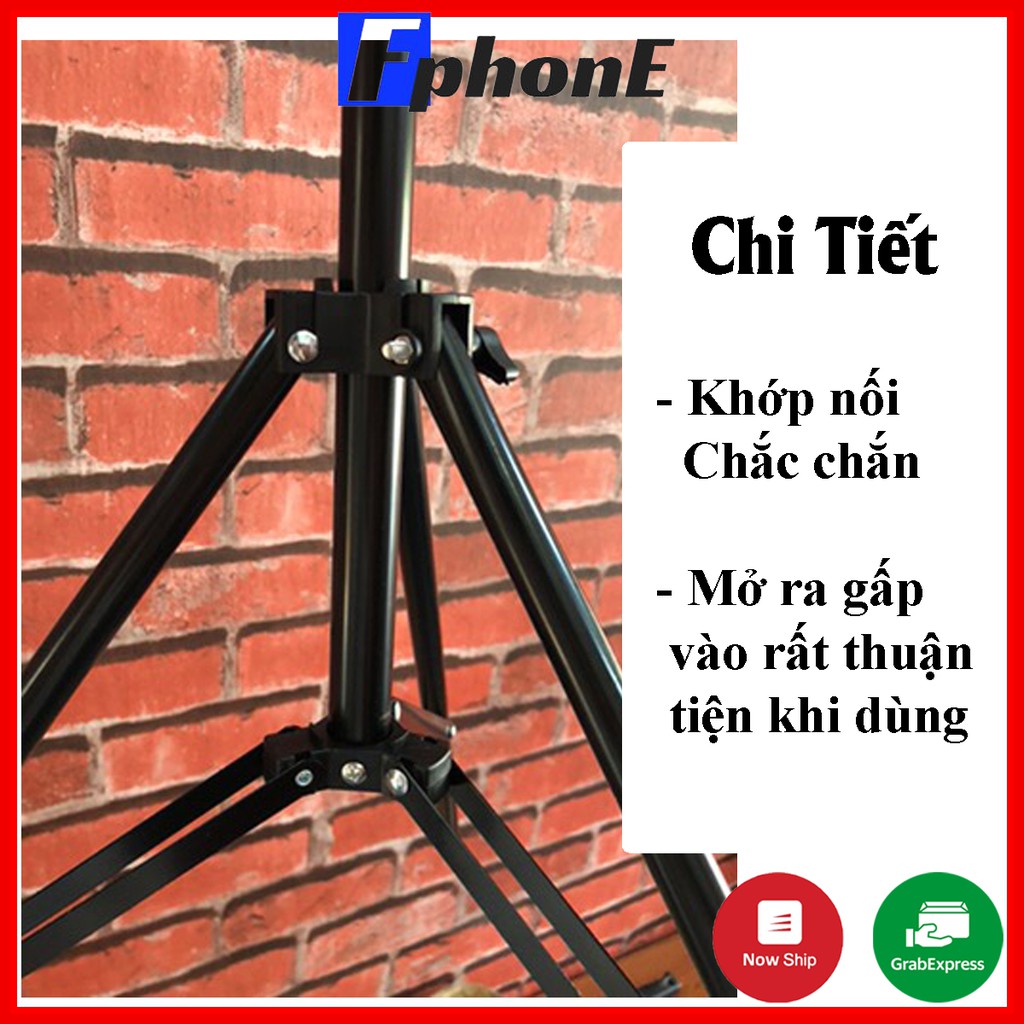 Gậy chụp hình, giá đỡ điện thoại live stream TikTok, Tripod 3 chân gậy chụp ảnh quay tiktok Fphone | WebRaoVat - webraovat.net.vn