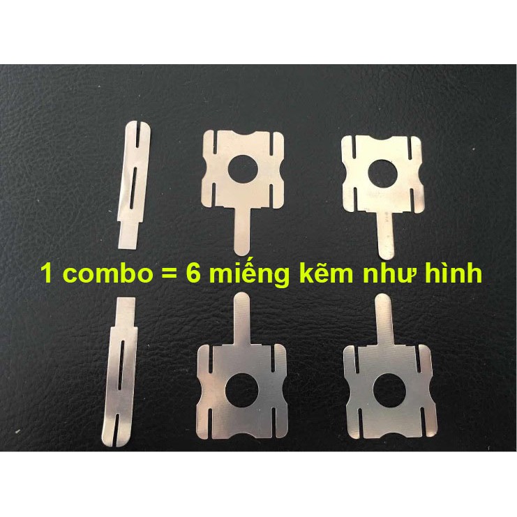 Combo kẽm hàn cell pin 5S-2P, size 0.15mm