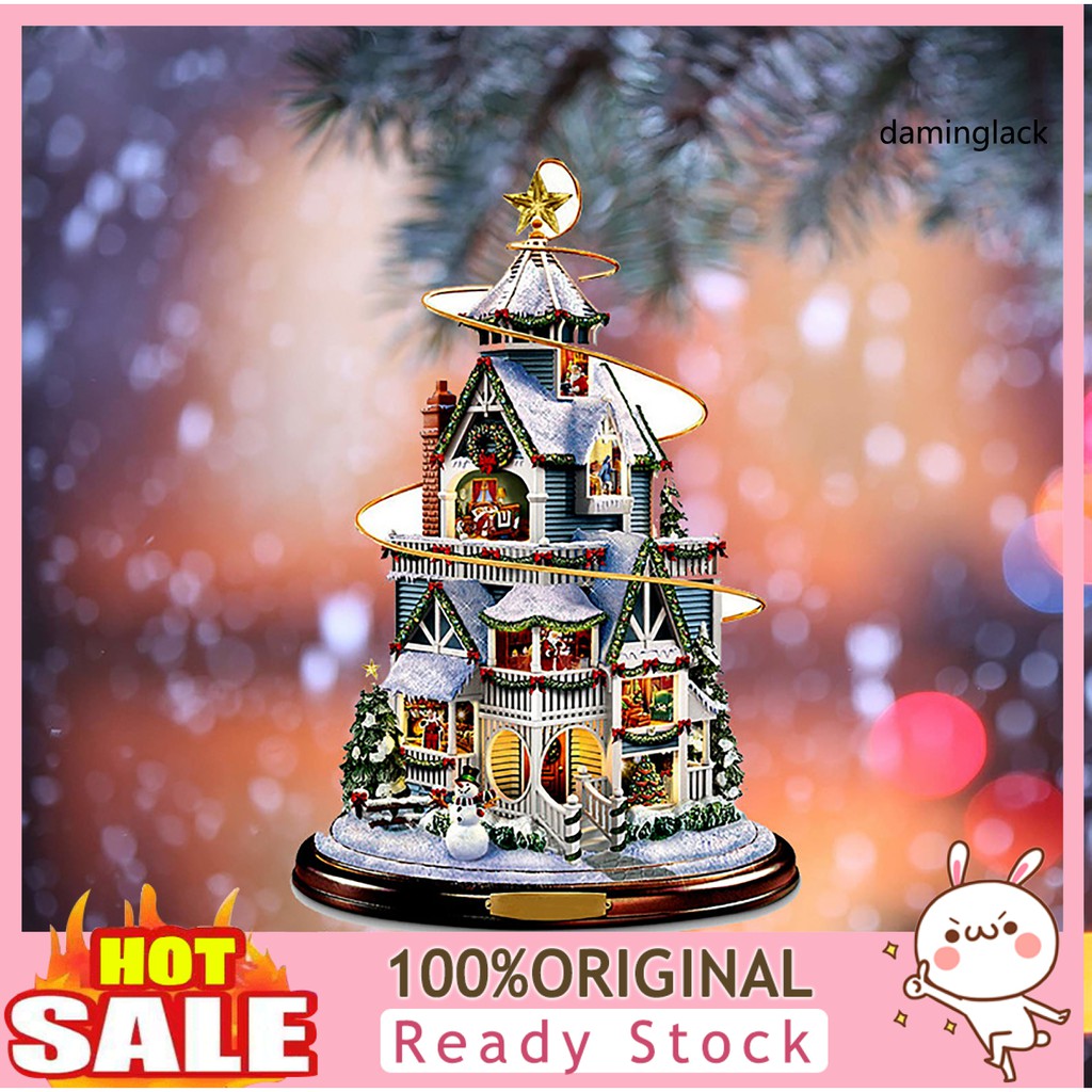 DAMS_Merry Christmas Tree Shape Self-Adhesive Waterproof Wall Sticker Xmas Decor