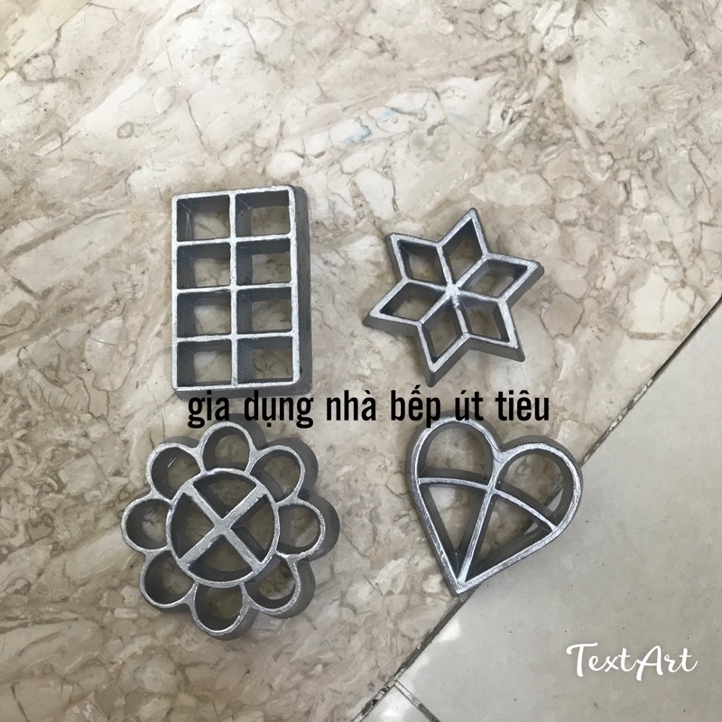 Combo 4 khuôn bánh nhúng đủ loại