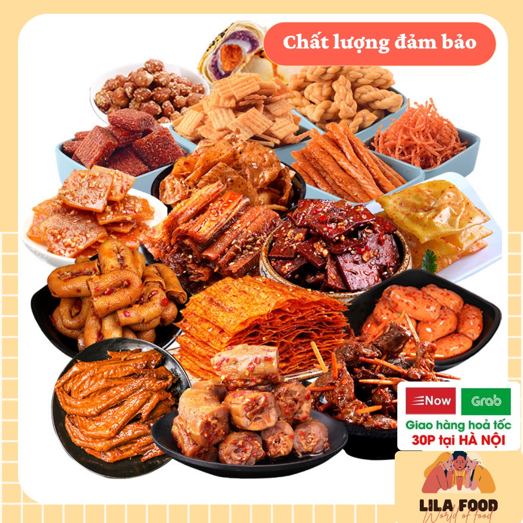 Set Đồ Ăn Vặt Nội Địa Tổng Hợp Vị Cay Hồ Nam Cực Ngon