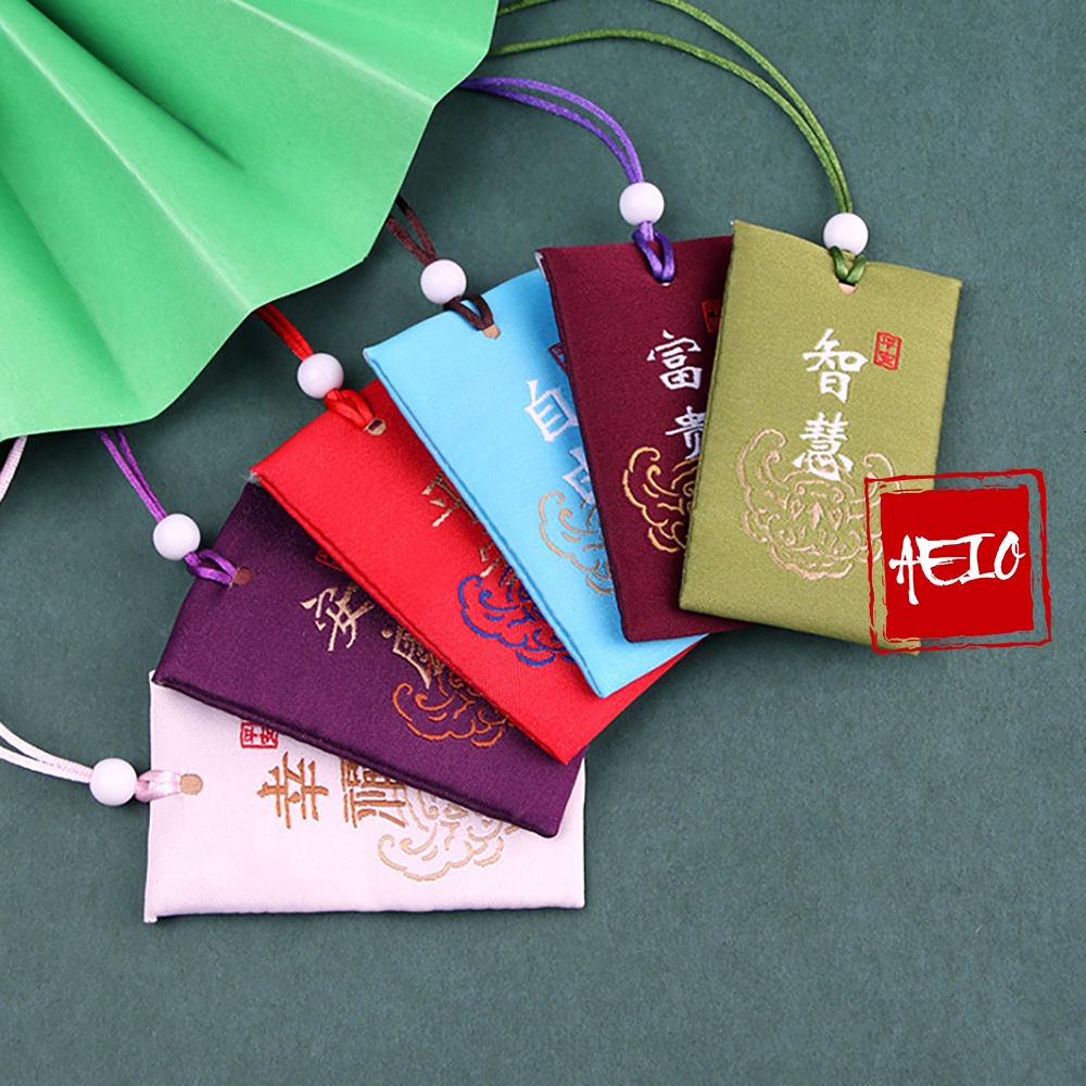 Túi Omamori Nhật Bản May Mắn Tài Lộc Tình Duyên Bình An Học Tập (Bản Tiêu Chuẩn)