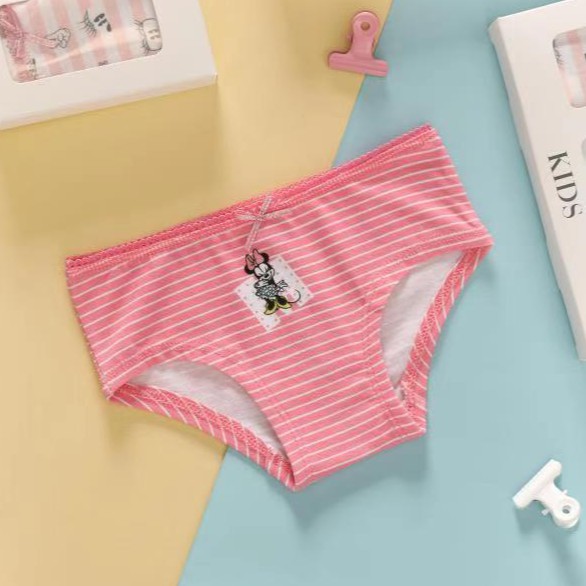 Quần Chíp Bé Gái,Quần Lót Bé Gái Set 3 chip nguyên hộp Kháng Khuẩn 100% Cotton hàng xuất dư size từ 5-12 tuổi 2-7 tuổi