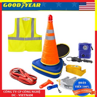 Sản phẩm cao cấp: Bộ cứu hộ 9 món ô tô khẩn cấp thương hiệu Goodyear 3049