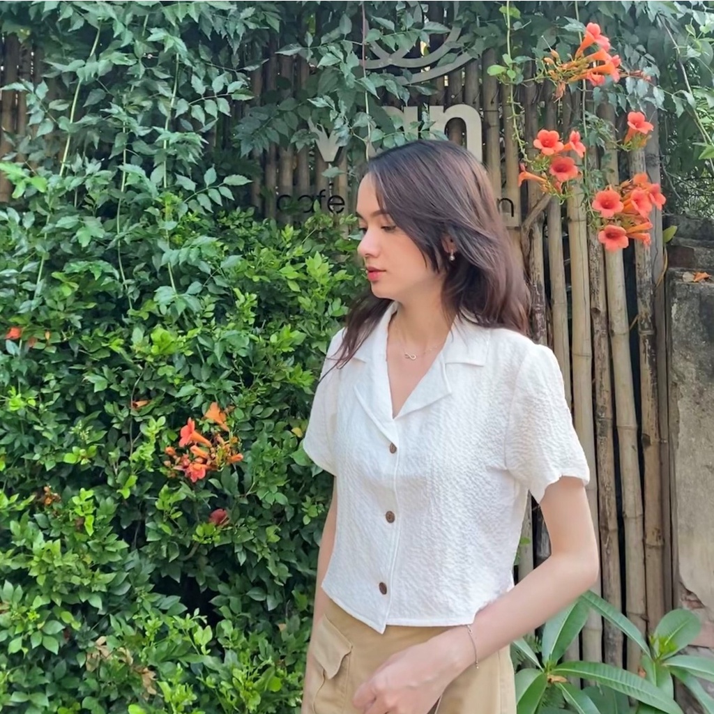 Áo Sơ Mi croptop rẻ đẹp