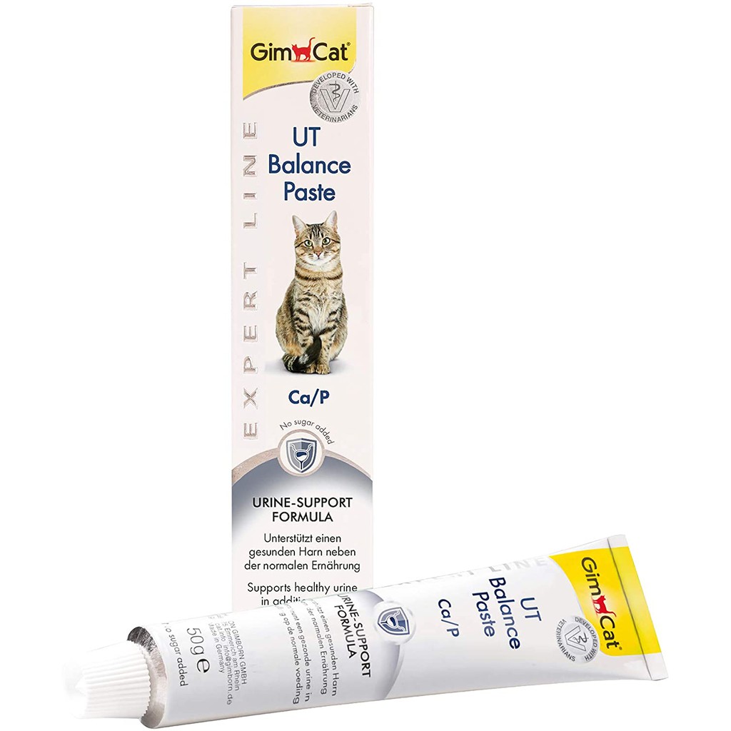 Gel dinh dưỡng ngừa và điều trị sỏi thận tiết niệu cho mèo GimCat UT Balance Paste 50g
