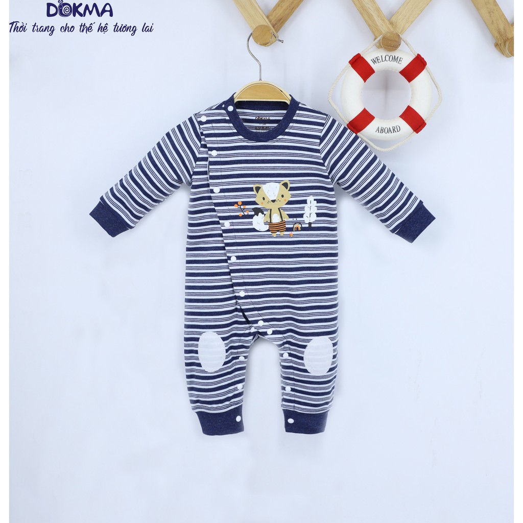 DMB196 Body cài lệch dài tay Dokma (3-12M)