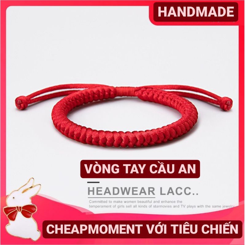 (Sẵn) Vòng tay chỉ đỏ Cầu An "Cheap moment" với Tiêu Chiến