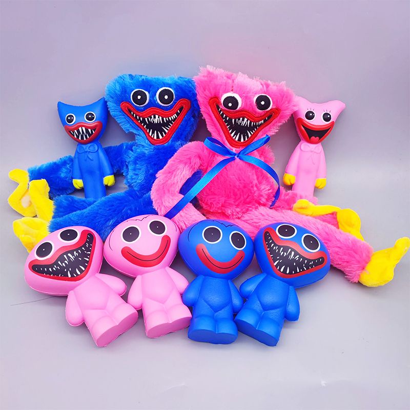 Gấu nhồi bông Poppy Playtime Huggy Wuggy Kissy Missy nhung mịn dành cho trẻ