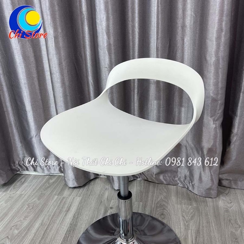 Ghế Làm Việc Văn Phòng Mặt Nhựa, Ghế Xoay Spa Cao Cấp Chỉnh Độ Cao 30-50cm Và Xoay 360 Độ