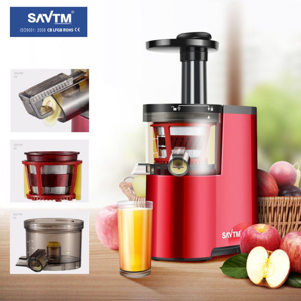 Máy ép chậm - Máy ép trái cây cao cấp SATVM JE07 vắt kiệt bã siêu sạch