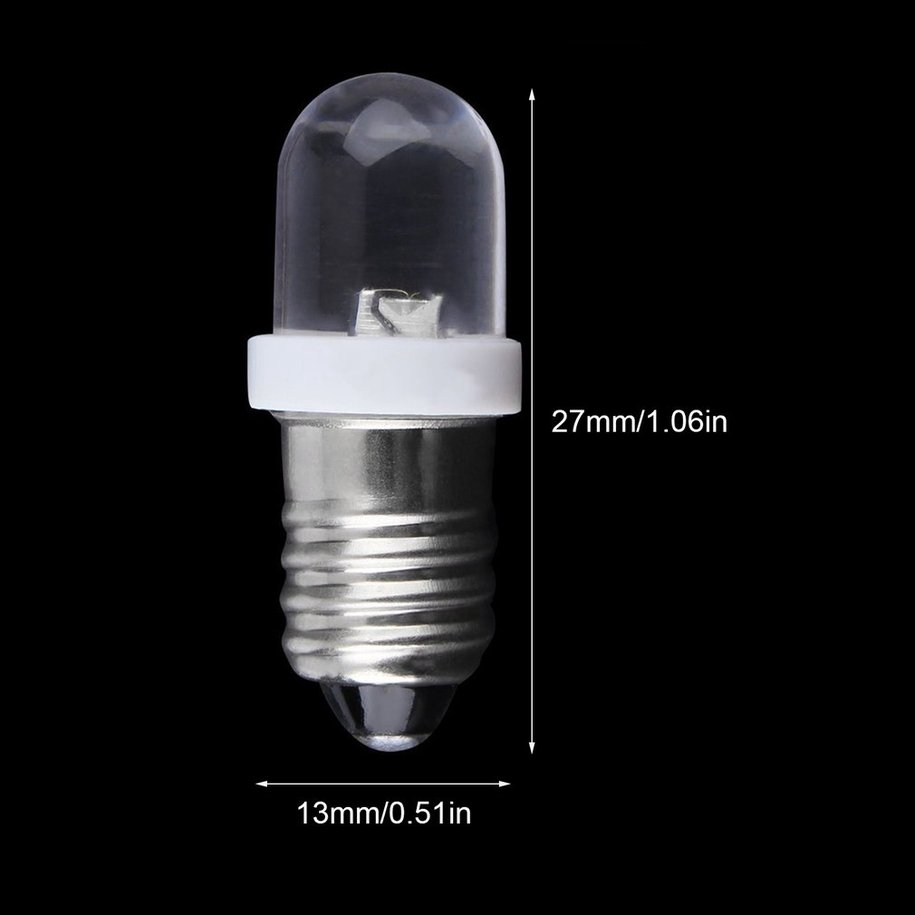Đèn LED chiếu sáng E10 sử dụng điện DC 6V DC