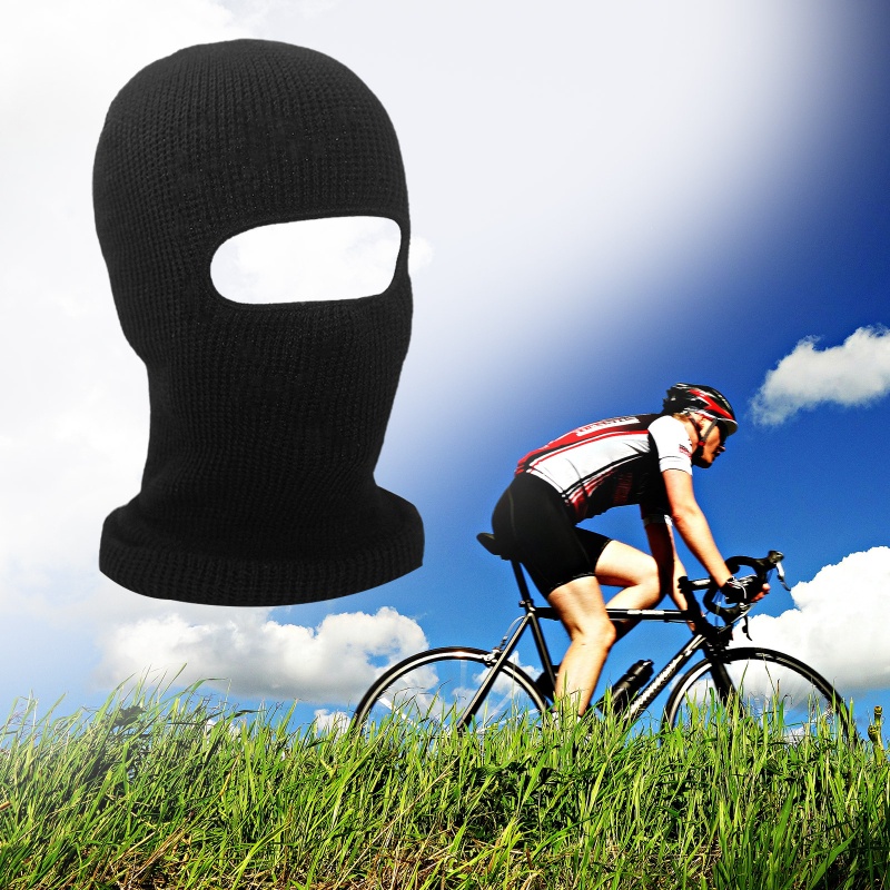 Mũ len trùm đầu che mặt và cổ giữ ấm chống gió mùa đông cho nam và nữ