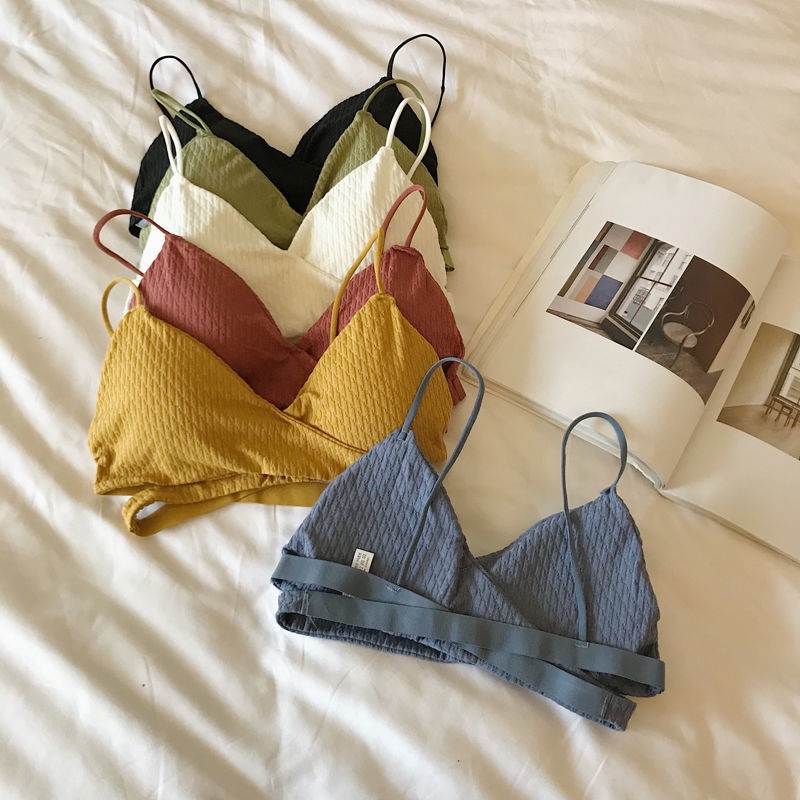 Áo Lót Nâng Ngực Thiết Kế Dây Đan Chéo Sau Lưng Size S-M 7 Kiểu Cho Nữ