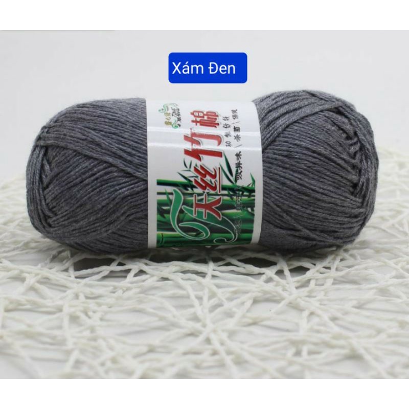 Cuộn len Cotton Bambo Đan Móc Mùa Hè