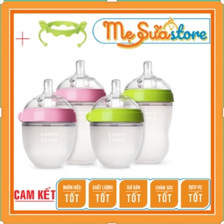 🍄🍄CHÍNH HÃNG🍄🍄 Bình sữa,núm ti Comotomo 100% Silicon Cao Cấp🍄TẶNG TAY CẦM🍄