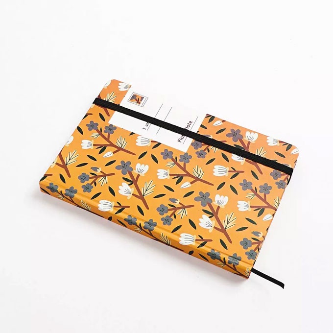 Quà 8/3 - Sổ tay mini Crabit Notebuck - Floral cute - Ruột kẻ ngang ghi chép - Giao hỏa tốc