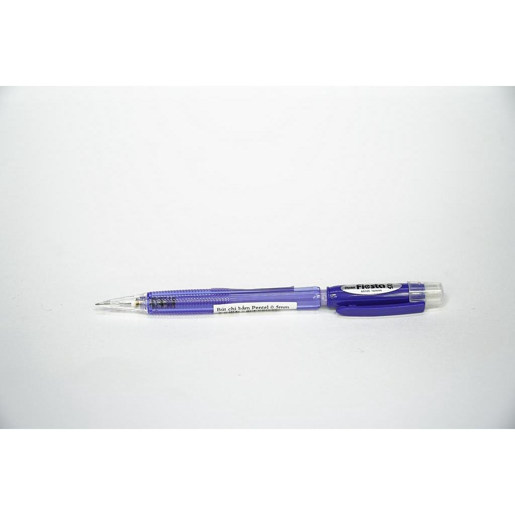 Bút Chì Bấm Pentel AX105 0.5mm - Màu Xanh