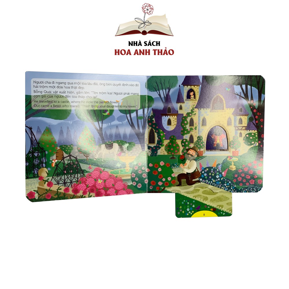 Sách tương tác chuyển động - First stories Beauty and the beast Người đẹp và quái vật