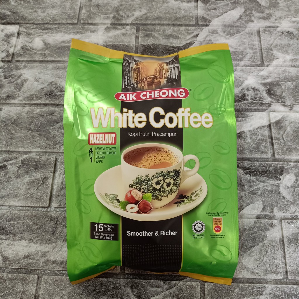 Cà Phê Trắng White Coffee AIK Hạt Dẻ Malaysia