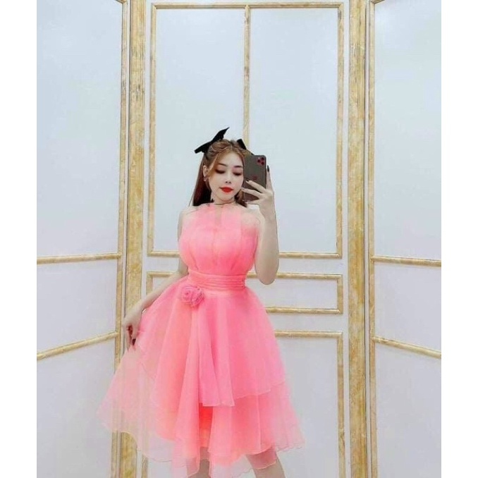 ĐẦM CÚP DỰ TIỆC BO EO XOÈ 3 TẦNG full size S /M/L/XL ( ẢNH VÀ VIDEO THẬT DO CHỦ SHOP TỰ QUAY 10000%)