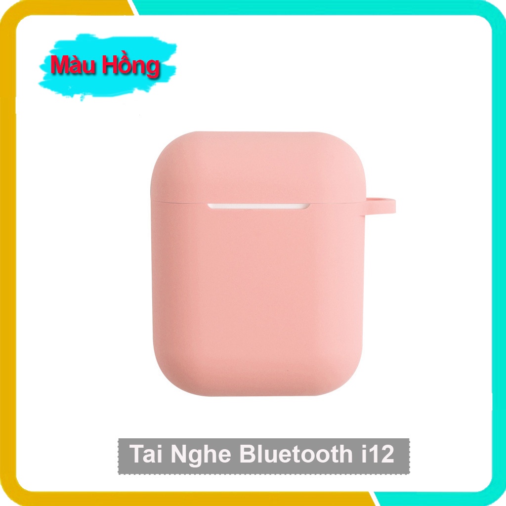 Tai Nghe Không Dây i12, Kiểu Dáng Dễ Thương Cho Điện Thoại Có Mic Tương Thích AndroidiOs