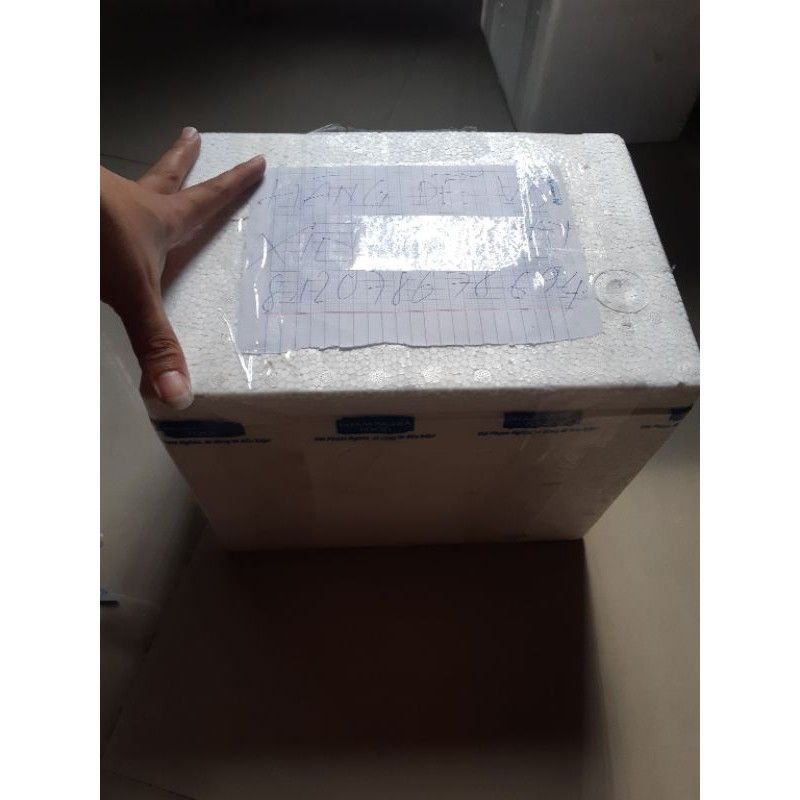 Thùng Xốp Nhỏ KT 30×20×20. Chuyên Đóng Hàng,Hoặc Nuôi Cá, Trồng Cây.