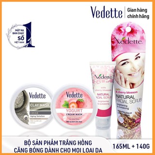 ❤️ BỘ SẢN PHẨM TRẮNG HỒNG CĂNG BÓNG DA VEDETTE