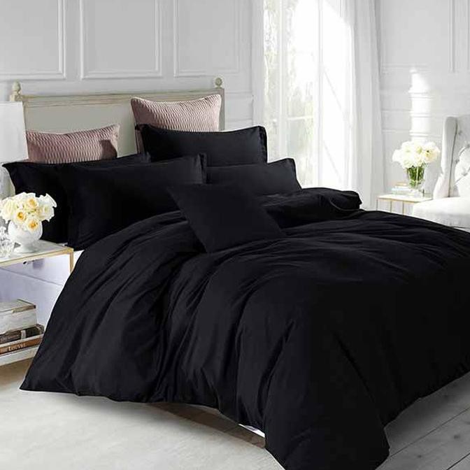 Bộ Chăn Ga Và Vỏ Gối Cotton Trơn Màu 09B Chất Lượng