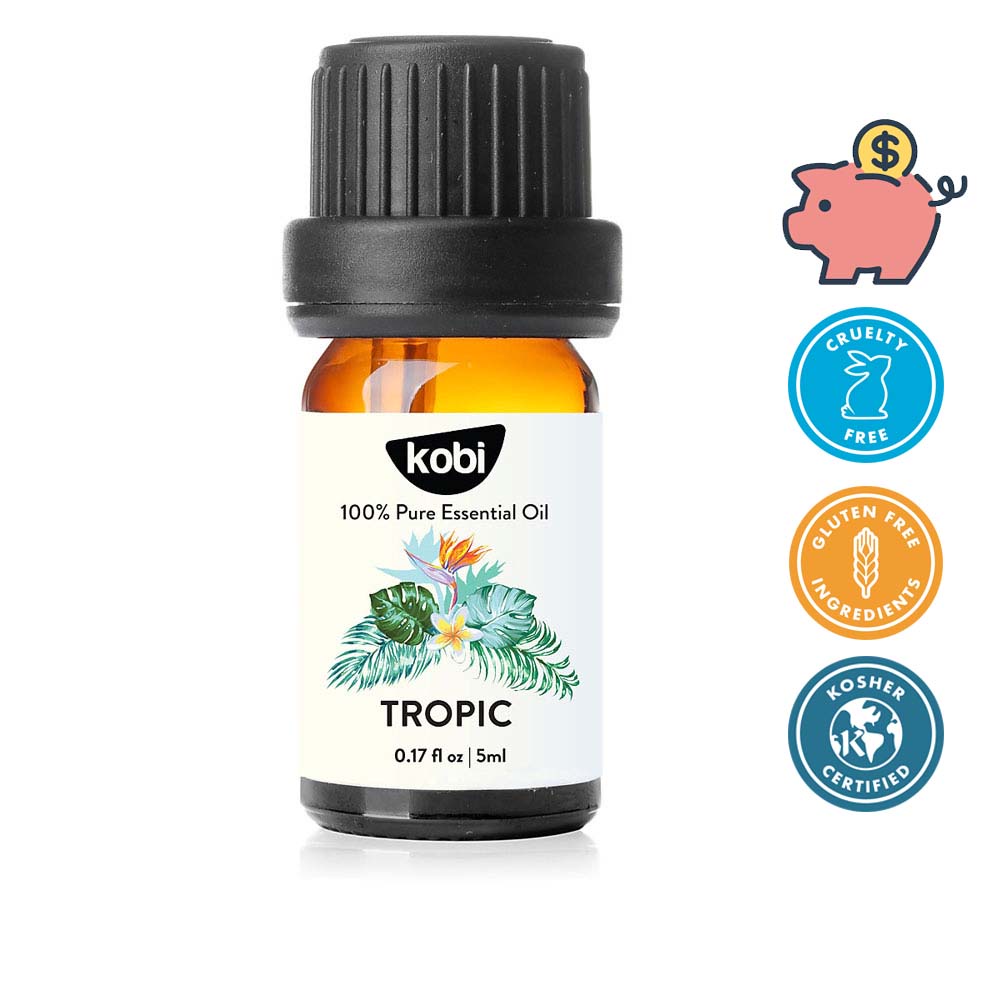 Tinh dầu Kobi Tropic blend giúp bạn đánh thức giác quan, khơi niềm cảm hứng -5ml