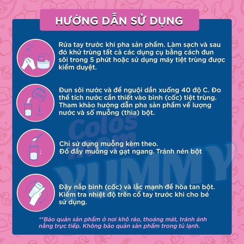 MUA 5 TẶNG 1] Sữa Non Colosmom Yummy Số 2