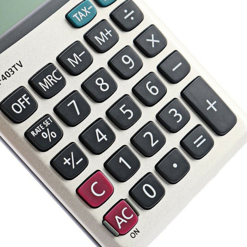 Máy tính Casio LC-403TV chính hãng - máy tính bỏ túi - 1 chiếc