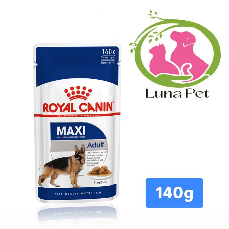 Pate Royal Canin Maxi Adult 10x140g - Pate cho chó kích thước lớn trưởng thành 10x140g - Thức ăn ướt cho chó lớn