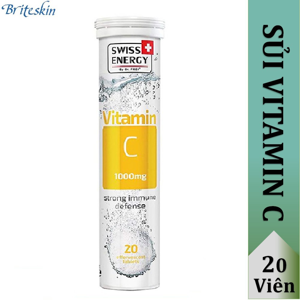 Viên Sủi Bổ Sung Vitamin C, Canxi & Multivitamin Swiss Energy (Tuýp 20 viên) | BigBuy360 - bigbuy360.vn