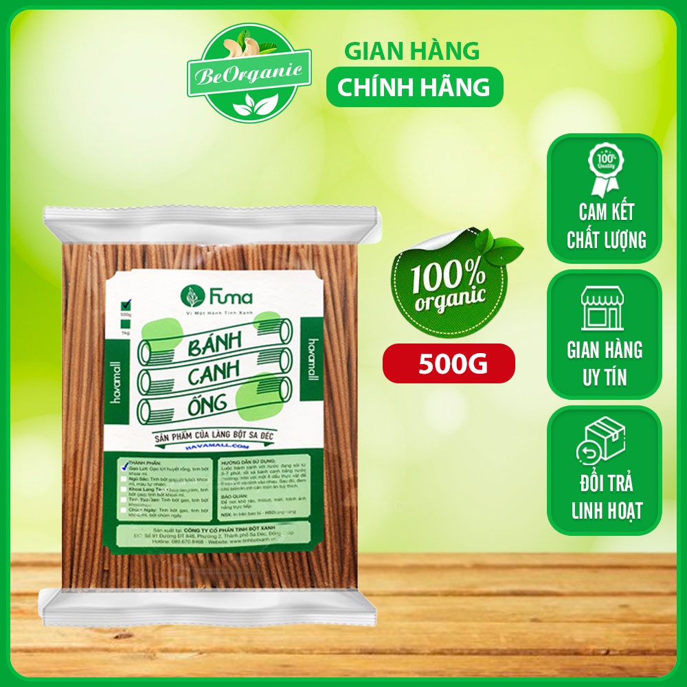 Bánh Canh Ông Gạo Lứt Fuma 500g Beorganic - Food Eatclean Cho Người Ăn Kiêng Giảm Cân,tiểu Đường, Ăn Chay
