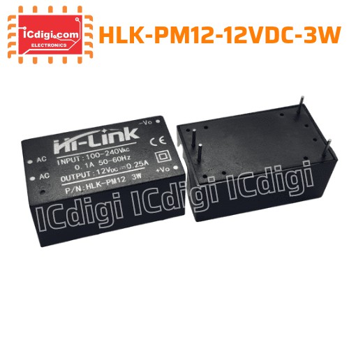 Module Nguồn HLK-PM12 12VDC 3W