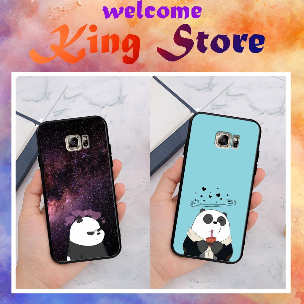 Ốp lưng SamSung S6/S6 Edge/S7/S7 Edge in hình Gấu Bear Siêu dễ thương, giá cực tốt_KINGSTORE.HN_Ốp SS S6/S6E/S7/S7E