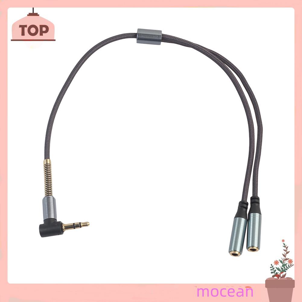 Dây Cáp Âm Thanh Chữ Y 3.5mm Từ 1 Đầu Đực Sang 2 Đầu Cái