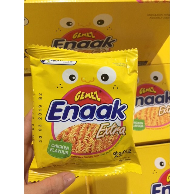 Snack mì ăn liền enaak 24 gói/30gr vàng