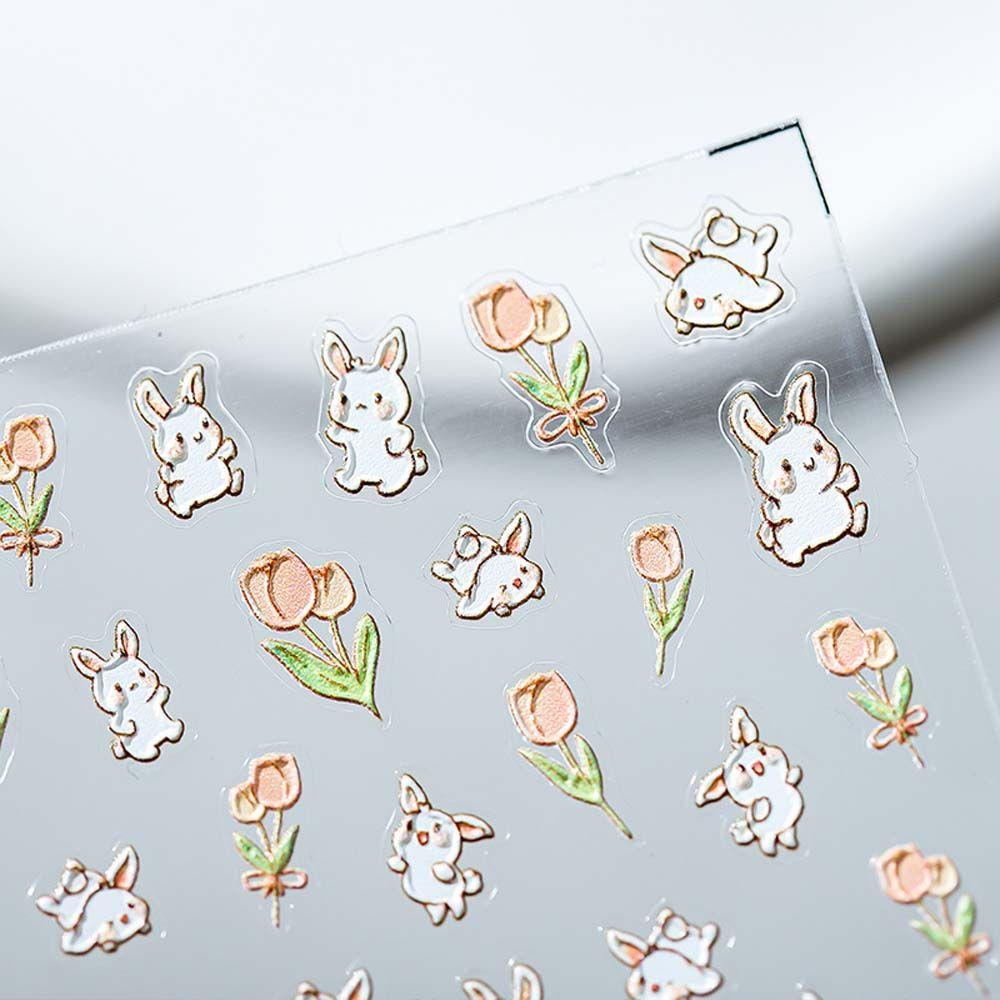 [Hàng mới về] Miếng dán trang trí móng tay thời trang phong cách Nhật Bản dễ thương tự làm