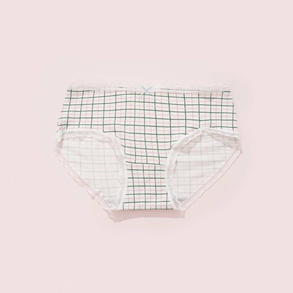 SET 5 Quần Lót Nữ Cotton Sbra Họa Tiết Cute Viền Ren Mềm Mịn Không Lộ Thấm Hút QC38