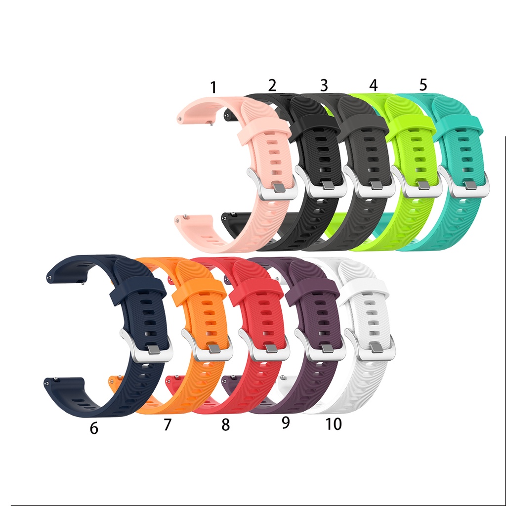 Dây Đeo Silicon Khóa Kim Loại Cho Đồng Hồ Thông Minh Samsung Galaxy Watch 3 41mm Galaxy Watch 4 40mm 44mm 4 Classic 42mm 46mm