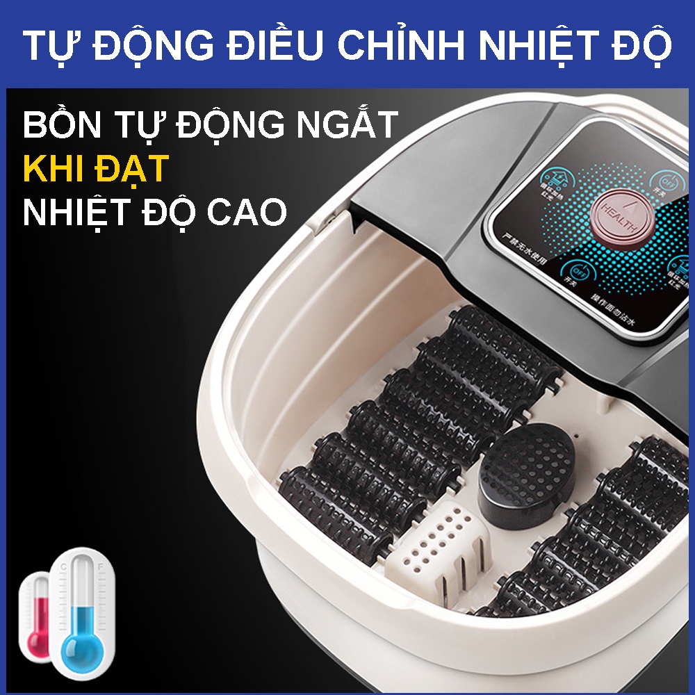 Bồn ngâm chân massage METAMO cao cấp giúp bạn thư giãn hiệu quả, chậu ngâm chân mát xa hồng ngoại kèm sục khí