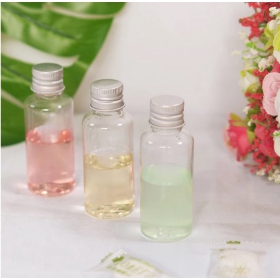 Chai nhựa nắp vặn nhôm vàng chiết dung dịch, mỹ phẩm [30ml, 50ml, 60ml, 100ml]