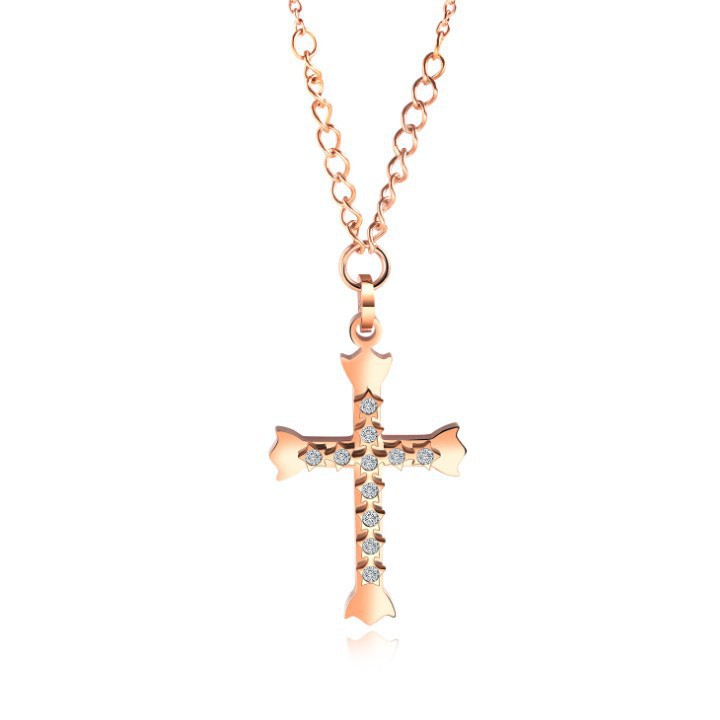 Dây Chuyền Thánh Giá Titan Cao Cấp TT 1609