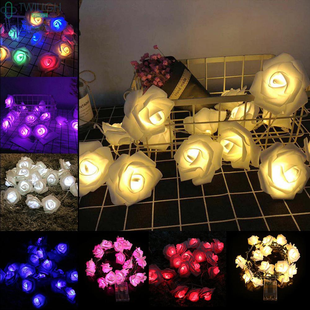 String light Decorative Flower Garden Xmas Holiday Indoor/Outdoor Strip Christmas Wedding Bar Battery Operated